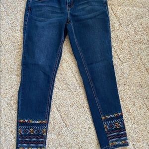 Crop skinny jeans
